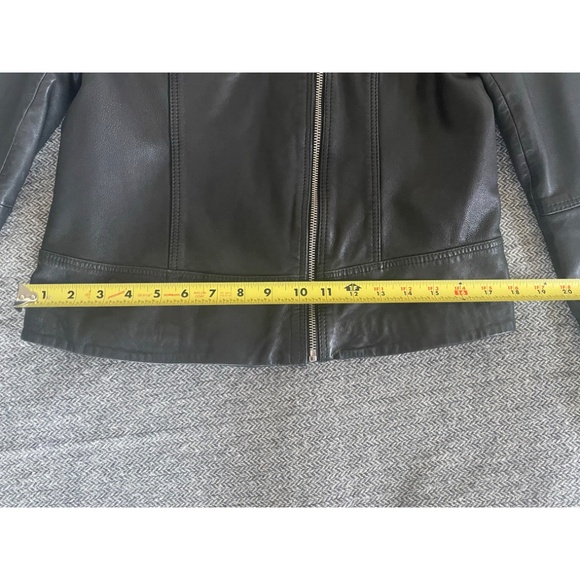 Soft, beautiful lambskin leather Belvedere Jacket from All Saints US size 10 - Picture 11 of 16